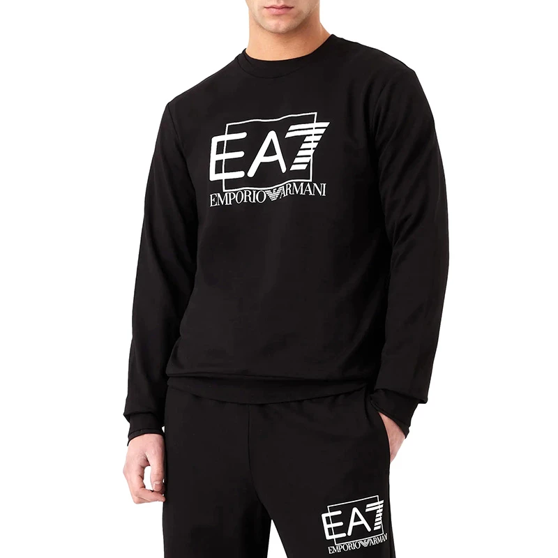 Emporio Armani/安普里奥·阿玛尼男款宽松圆领秋季长袖卫衣11548