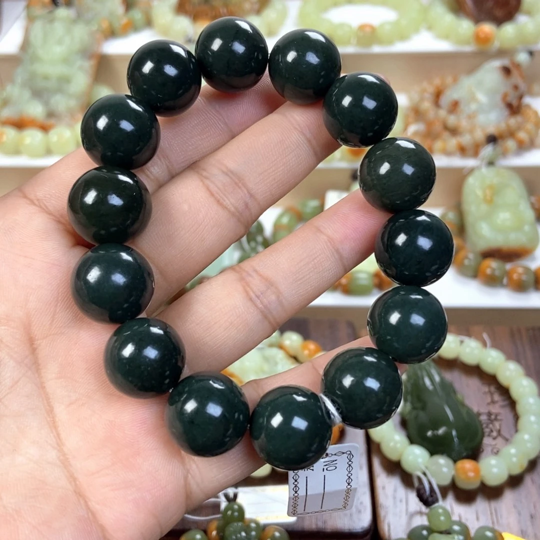 岫岩老玉（透闪石质玉）手串未镶嵌