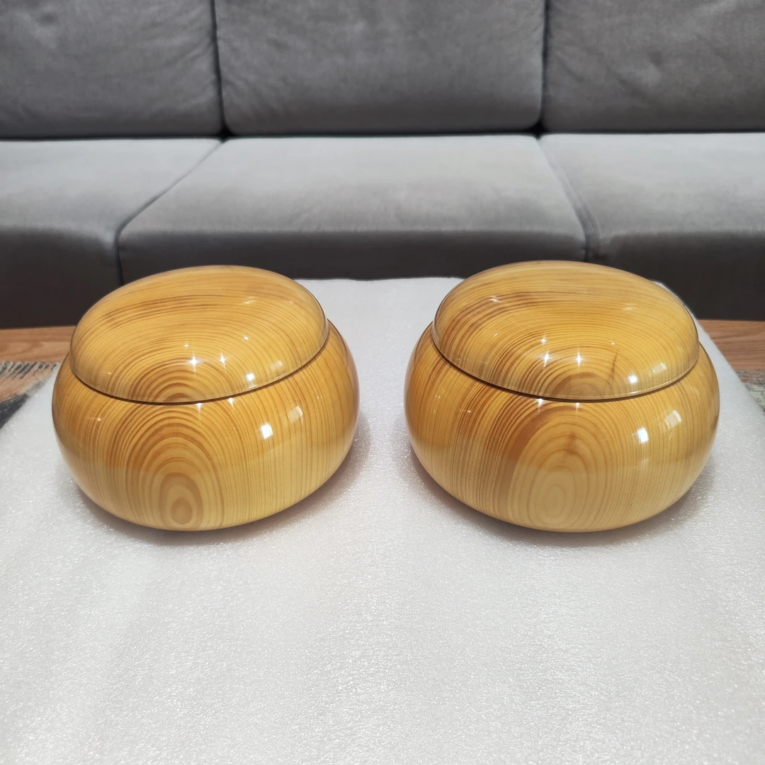 【新品】西92日向榧容纳50号下棋子西木工所制作