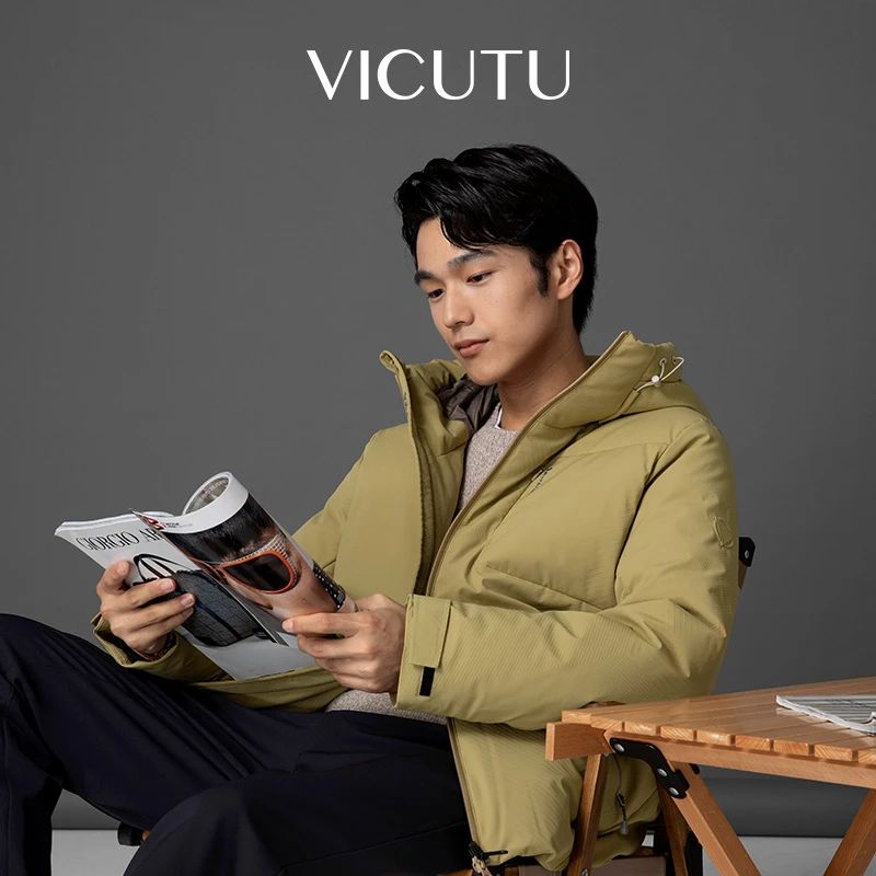 【保温舱二代】威可多保暖羽绒服舒暖百搭鹅绒男士舒适休闲连帽四色