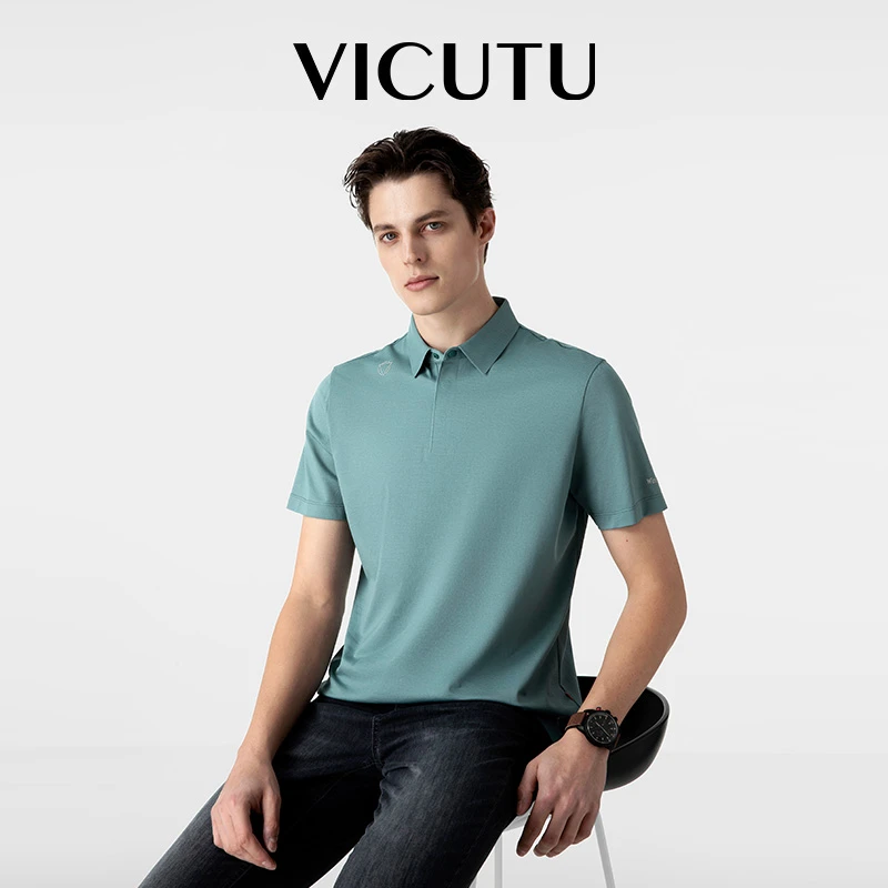 威可多（VICUTU）【小冰T】短袖POLO男士夏季新款凉爽商务休闲半袖T恤
