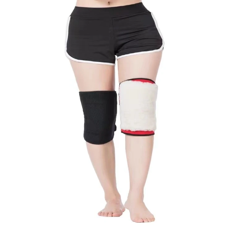 秋冬季皮毛一体护膝盖套加厚保暖羊皮护膝皮毛一体2022新款护膝