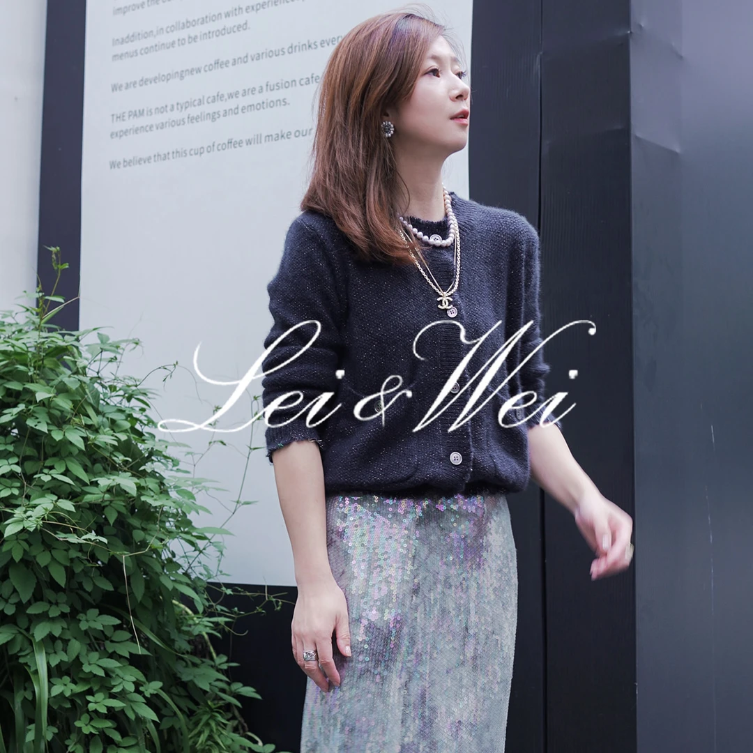 lei&wei【优雅主义】羊绒上衣ol套头女装秋装秋冬时尚羊绒衫上衣