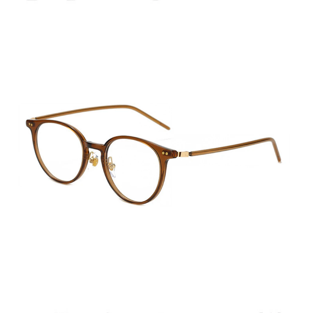 外山雄一同款U-KBT轻量化板材圆框防蓝光素颜平光镜