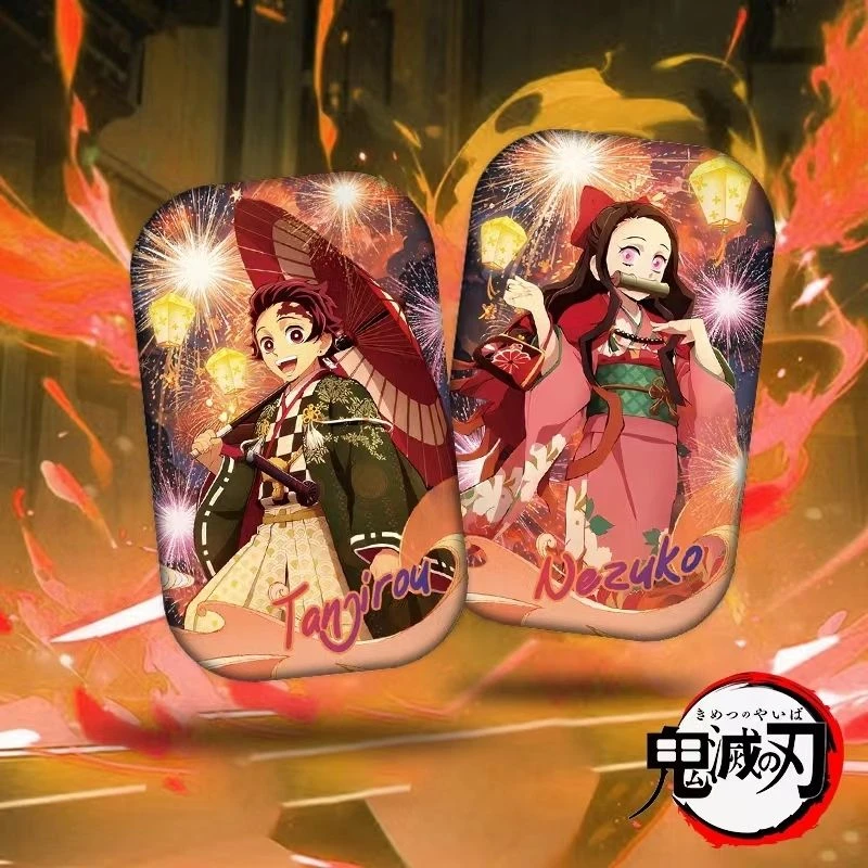 鬼灭之刃角色银葱细闪吧唧徽章周边同人二创动漫周边祢豆子炭治郎