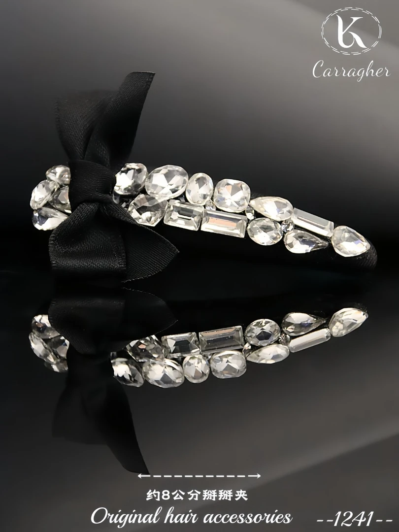 2072卡拉格原创设计款掰掰夹发夹气质轻奢时尚百搭手工