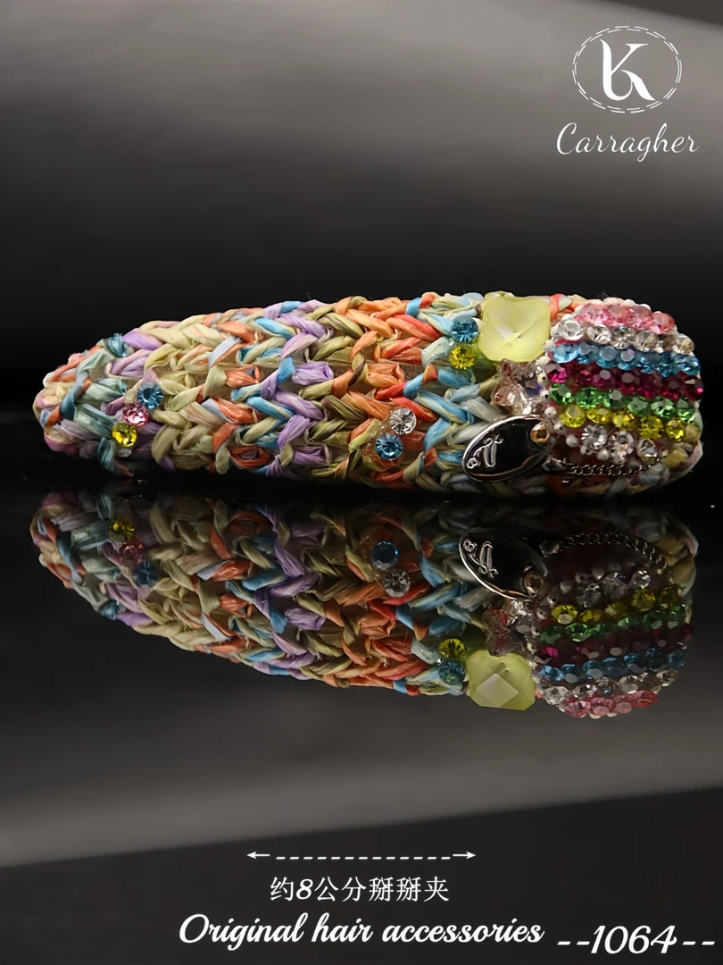1334卡拉格原创设计款掰掰夹发夹气质轻奢时尚百搭手工