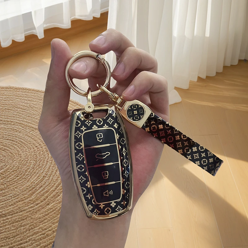 38号·长城欧拉钥匙套好猫壳黑猫r2白猫r1好猫GT新能源车包壳扣女