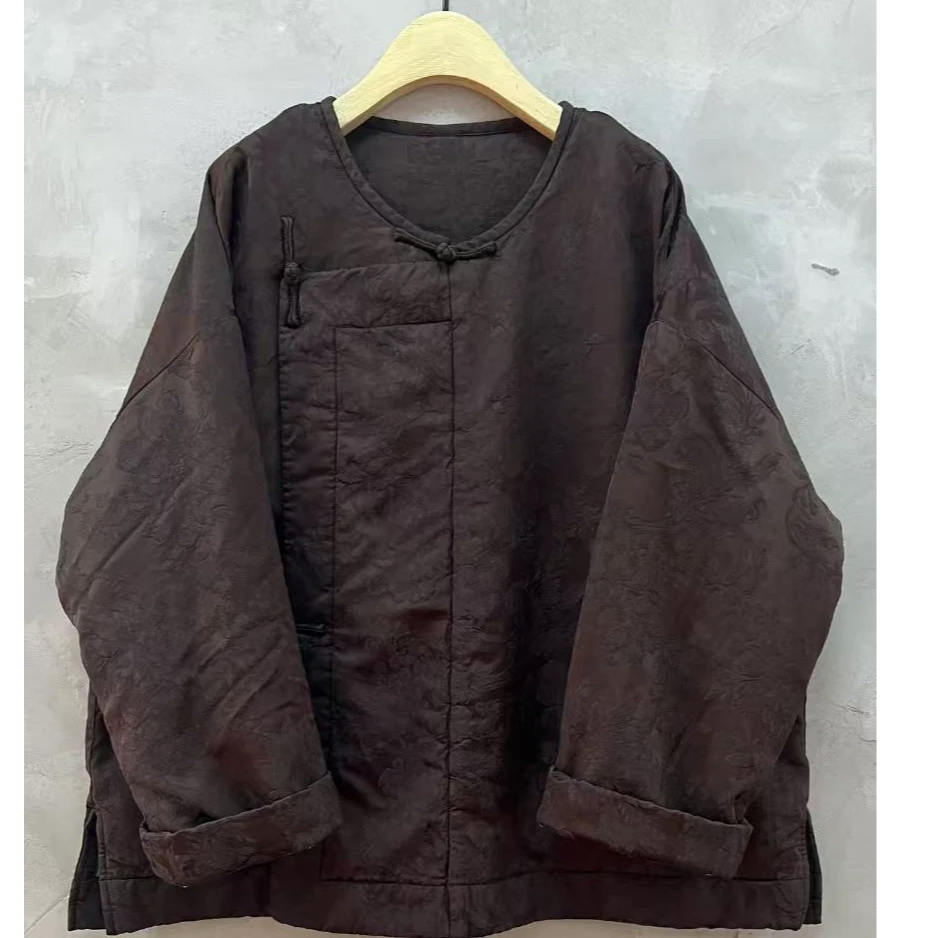 西子分享 6827 古蘭木 水洗 羊毛 百搭 复古 【棉衣】