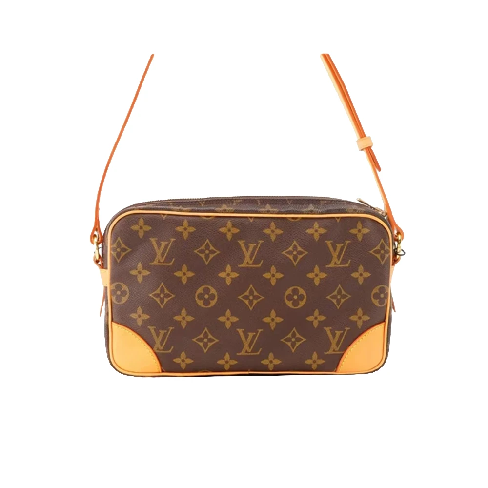 99新 LouisVuitton/路易威登 lv老花22横版相机单肩包