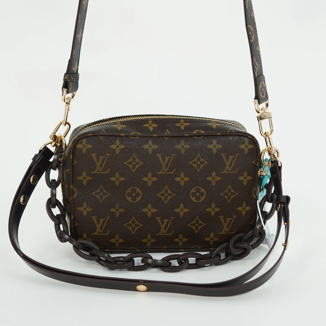 99新 LouisVuitton/路易威登 23洗漱奢侈手拿单肩包