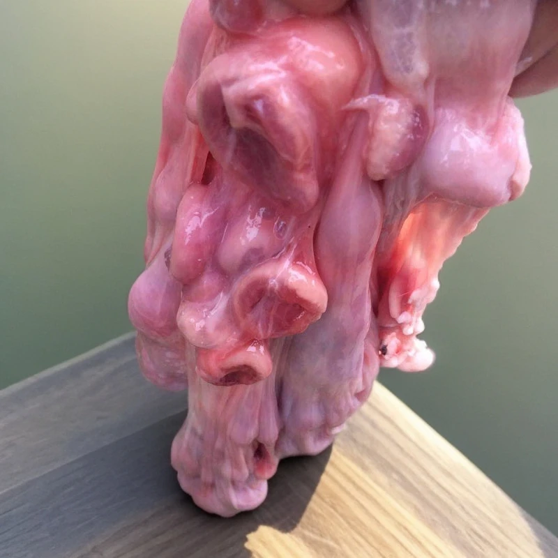 新鲜羊胎盘羊房子紫河车羊仔内羊包衣农家散养黑山羊肉羊胎盘包邮