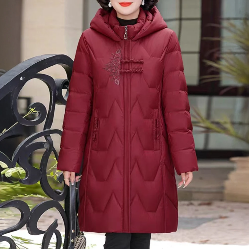 【衣雅严选】8163-1006#  新款妈妈装特惠新中式盘扣刺绣外套