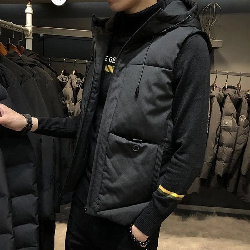 波司澄羽绒马甲男秋冬季男士外套加厚韩版潮流休闲无袖保暖保暖背