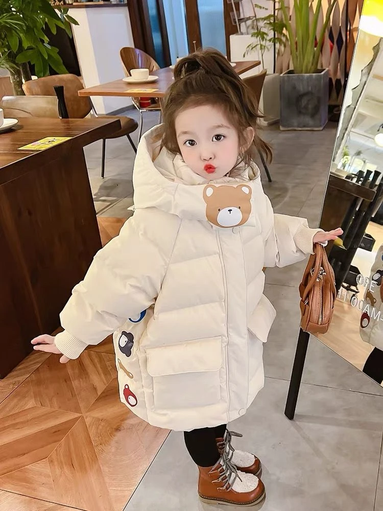 波司澄波司澄波司澄羽绒服2023新款爆款女士女款童季韩版宝宝中长