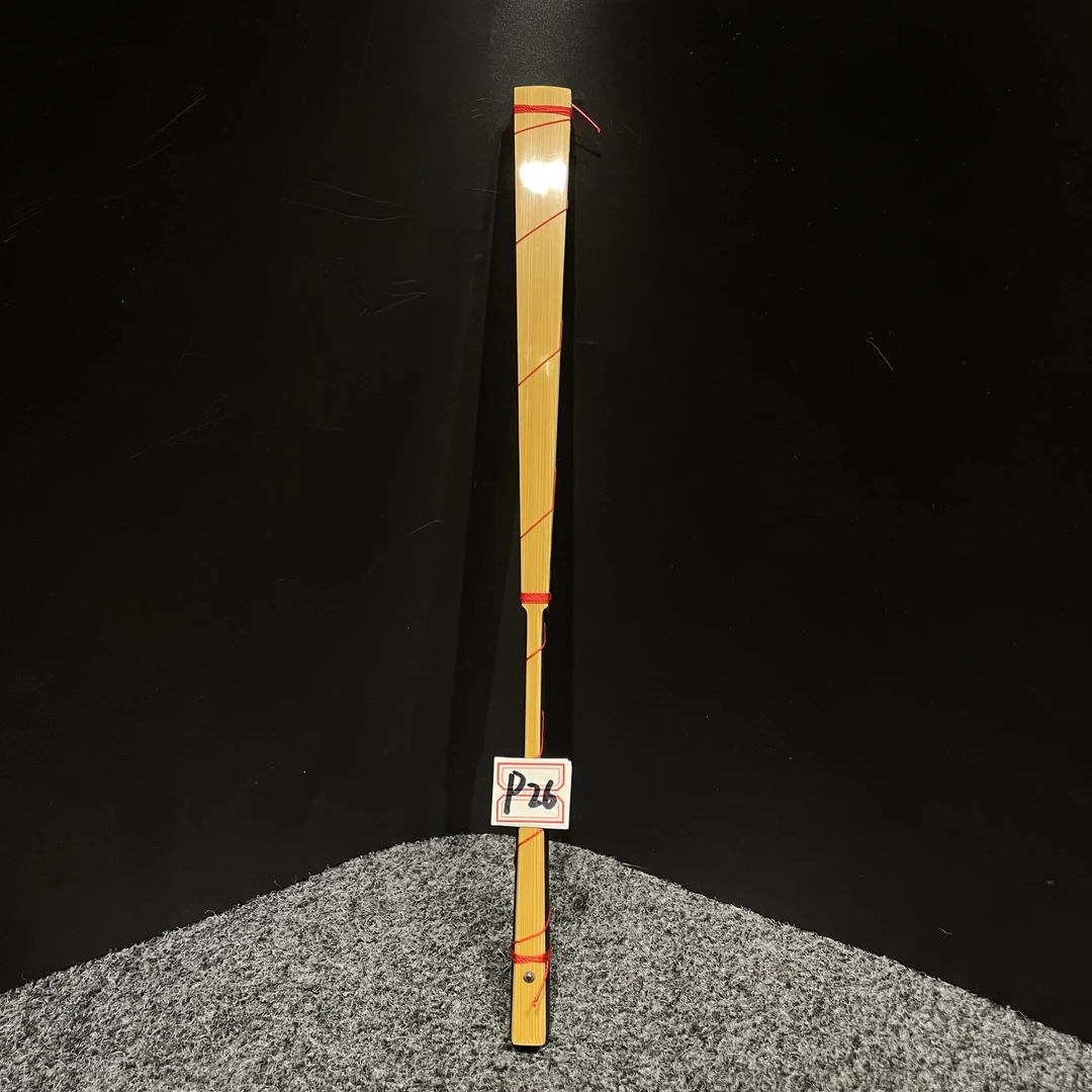 （P26号)拍品精品95寸16方（徐礼春）乌木芯琴方玉竹折扇20231027