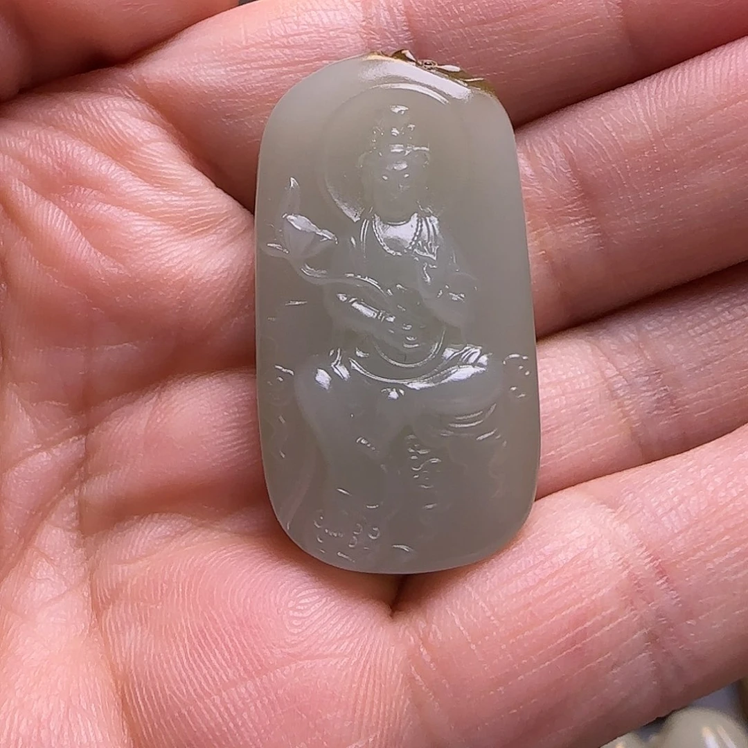 和田玉（糖玉）颈饰未镶嵌十**爷