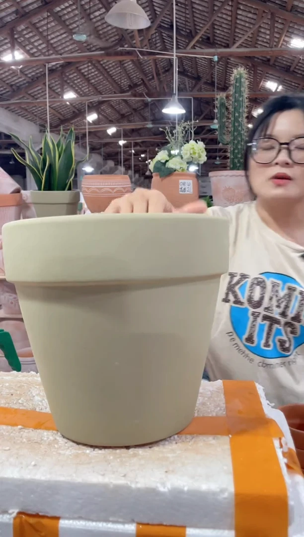 【闪购商品】红陶20CM以下摩卡国际盆口25高23