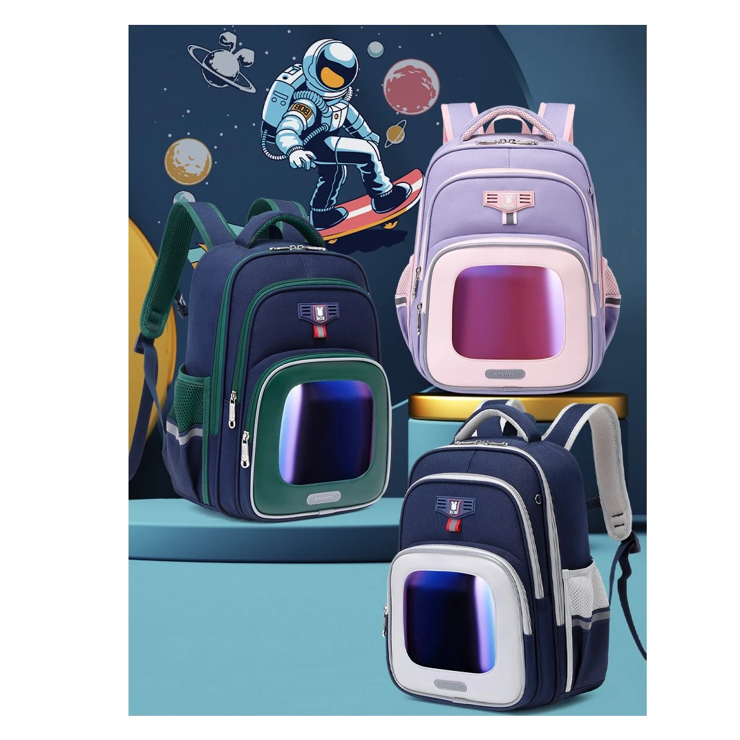 巴布豆书包男生小学生男童一二三到六年级儿童男孩护脊减负大容量