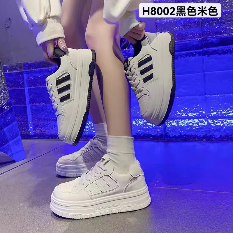【宝妈专属】H8002爆款厚底网红女款2024新款百搭超火运动休闲女鞋