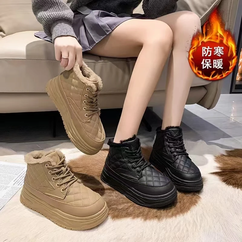 【张大大专属】M10网红雪地靴女士冬季新款加绒加厚