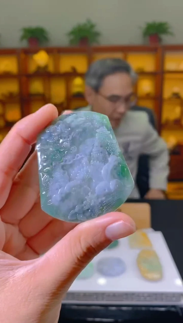 【闪购商品】定制翡翠未镶嵌XX翡翠毛货HWA00022