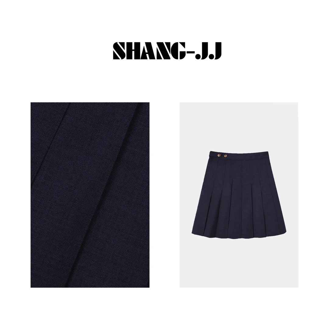 【夏日之约】24新款百搭学院风高腰包臀防走光显瘦半身裙女q130535p