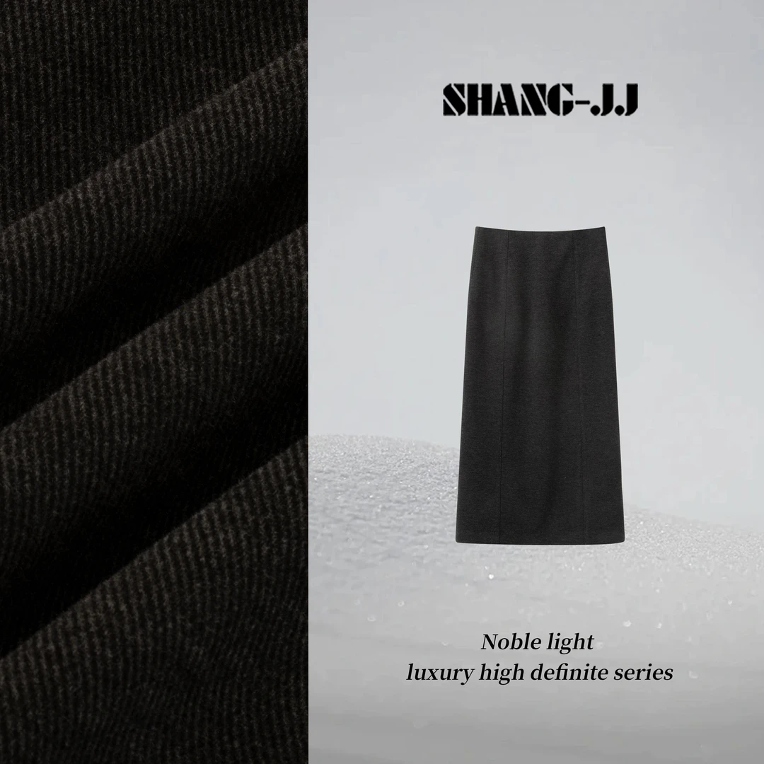SHANG-JJ【回头率】24新款洋绒+蚕丝柔软宽松半裙q132909p