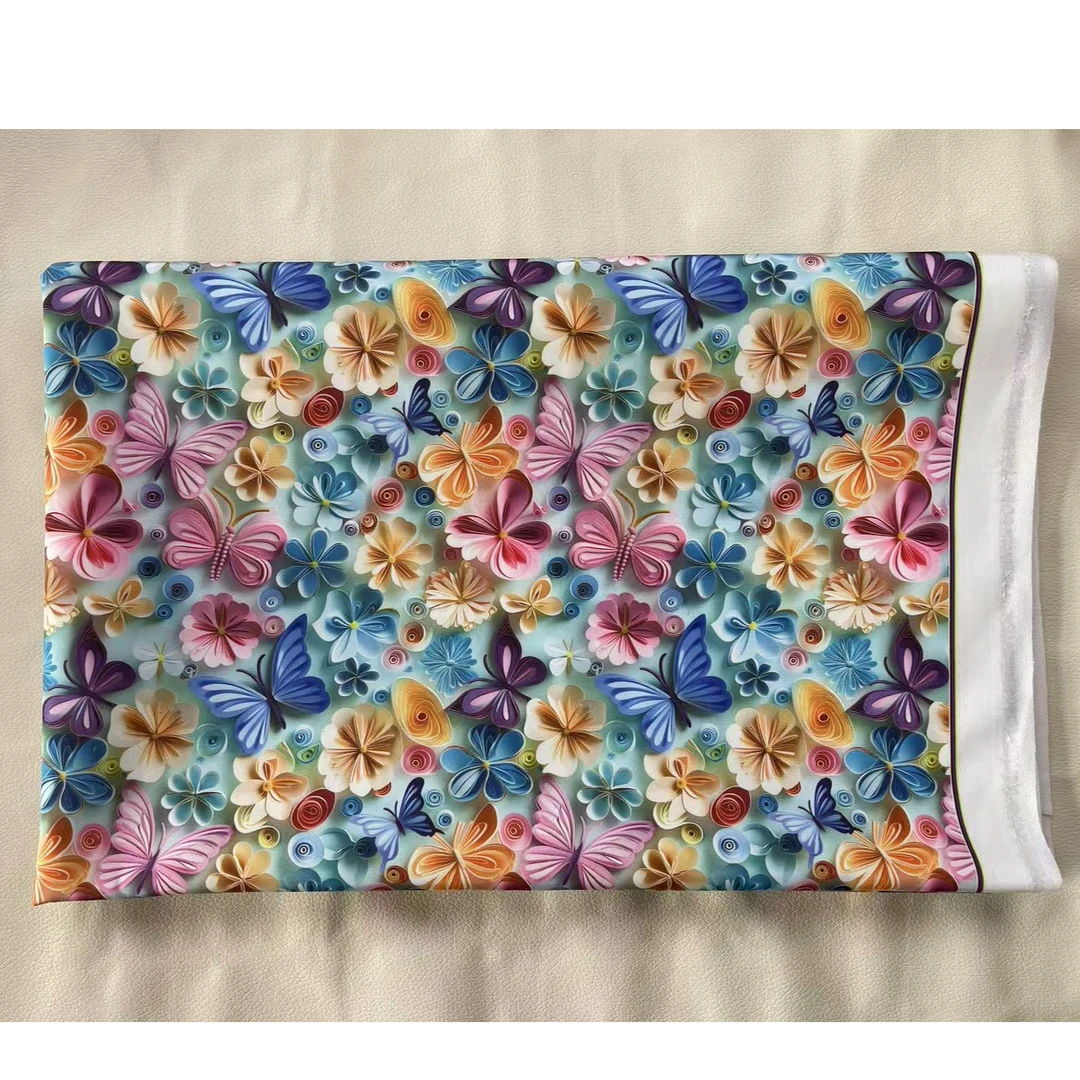 【主播宠粉】新款防水布 3D印花布料 DIY手工面料