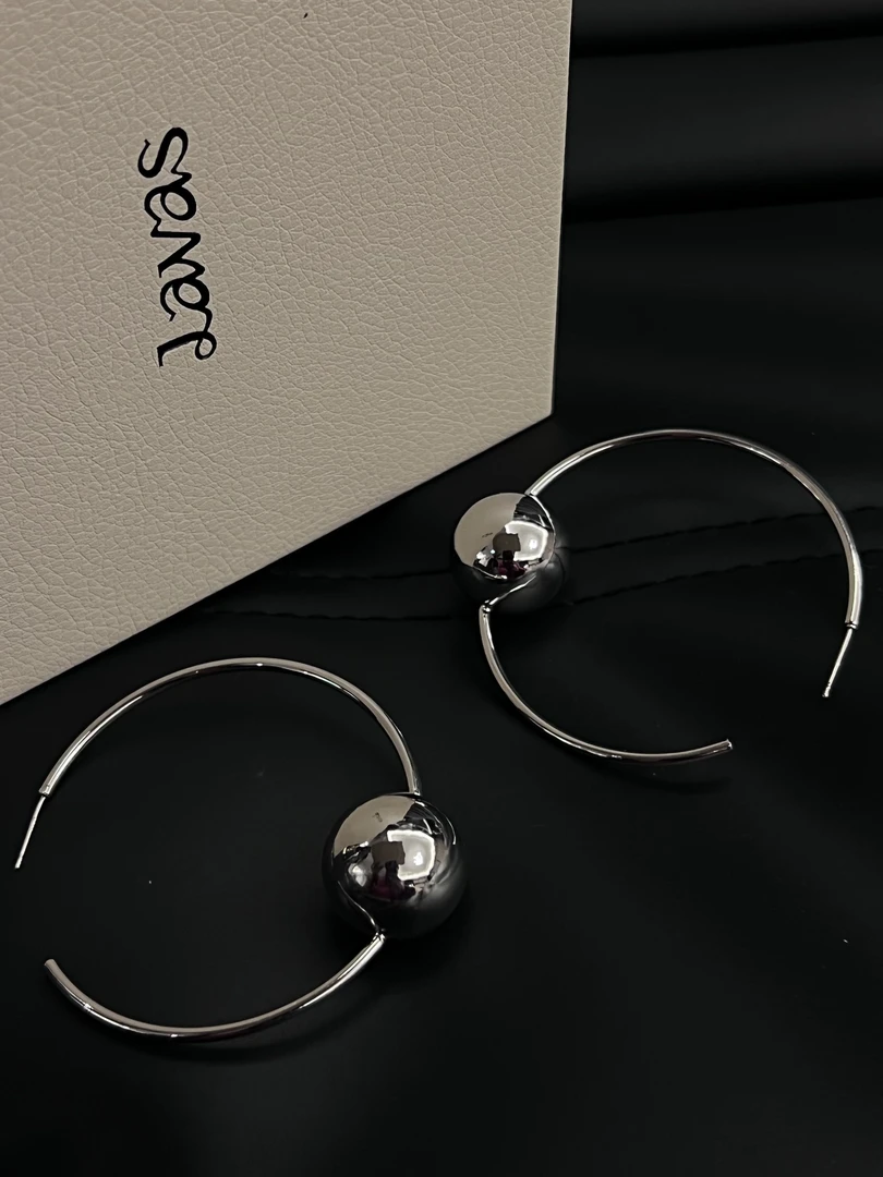 “风向标”小众设计感时尚简约圈圈个性耳圈耳环气质