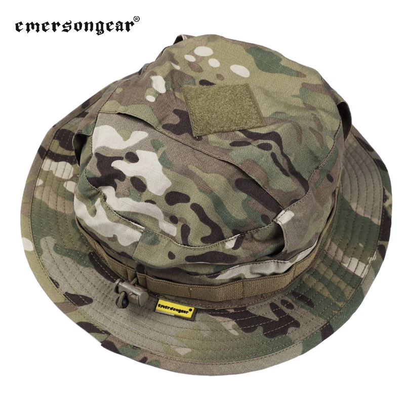 爱默生战术奔尼帽短檐短边户外军迷登山透气遮阳帽防晒钓鱼圆边帽