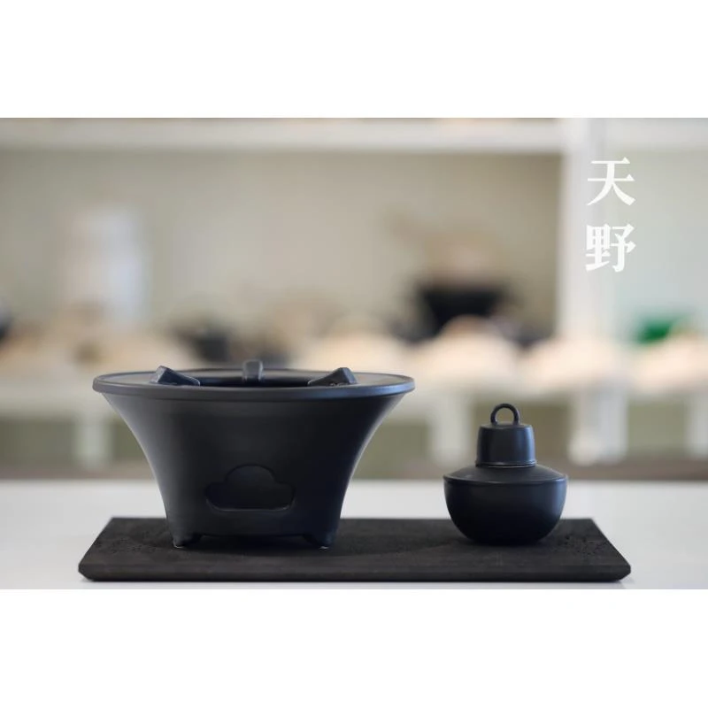 树见造物×天野| 《云宣炉》 黑色 陶瓷