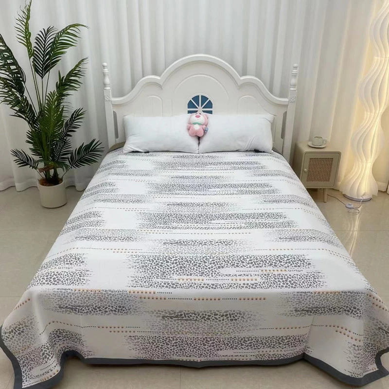 【床盖  若洁 】2X2.3米 精梳棉纱布双人四季多功能床盖毯