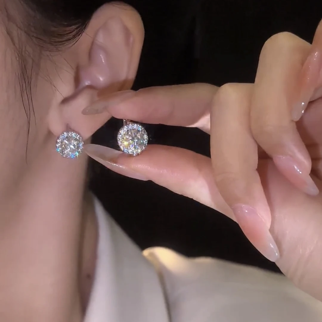 铜合金耳饰 【星耀】满锆闪亮百搭耳扣039