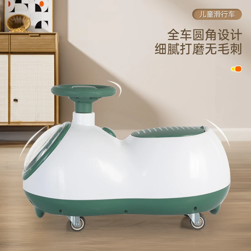 儿童花生车万向轮1-3岁滑行溜溜车扭扭平衡学步竞技车滑板车