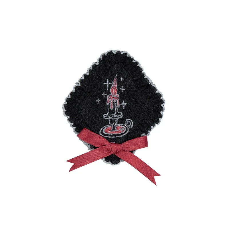 【古堡之夜胸针】withpuji原创设计哥特三段大摆刺绣op双子秋冬lo