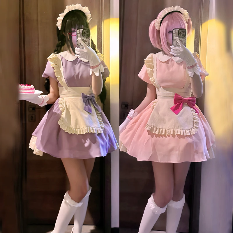 【KissKiss·夏限】withpuji原创设计古早风倒褶花边op多色连衣裙