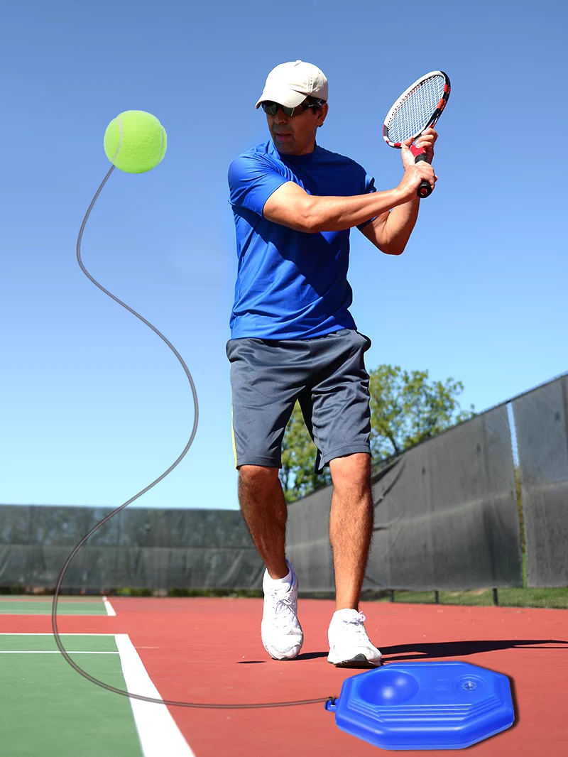 带线回弹网球训练器单人打自练神器初学者一个人网球拍儿童亲子套