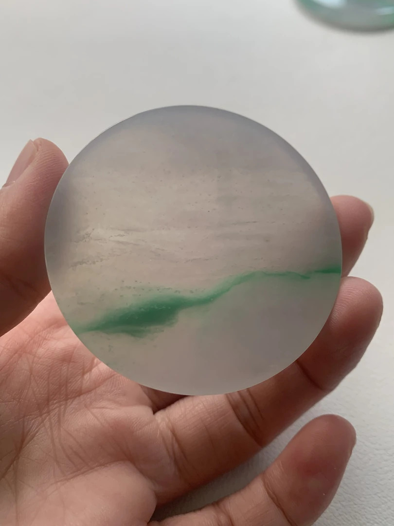 天然缅甸A货翡翠平安扣吊坠多样性发