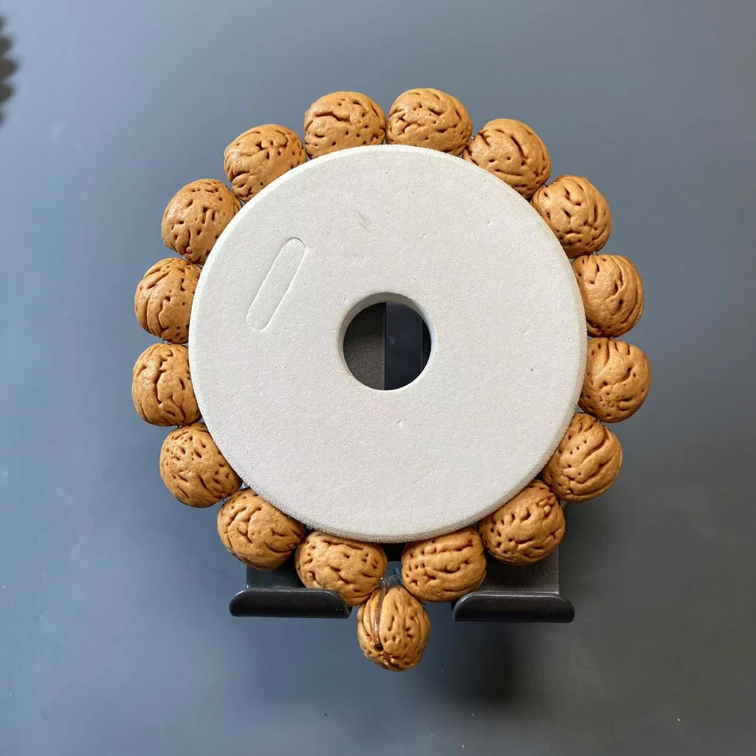 <盘锦虎牙>14-16mm 原皮精尺无修磨抛 盘锦野生桃核手串 桃核手串