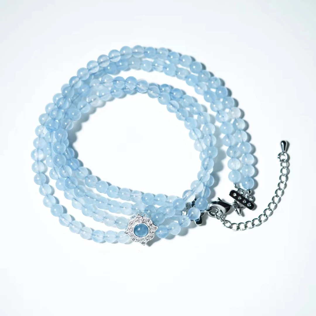 铜合金项链 EH2072海之蓝项链