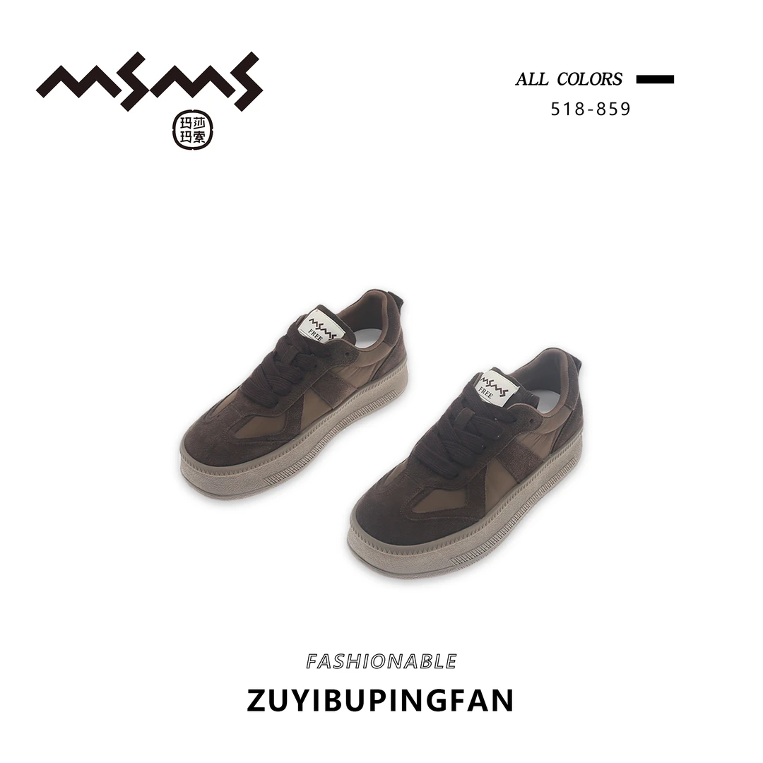 【玛莎玛索】518-859运动时尚百搭秋季复古小众厚底鞋