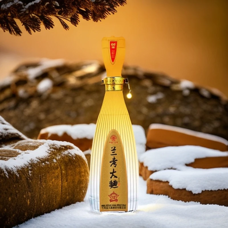 东方云酒酷兰考大曲12裸瓶优质白酒佳酿浓香型古法香醇46度500ml