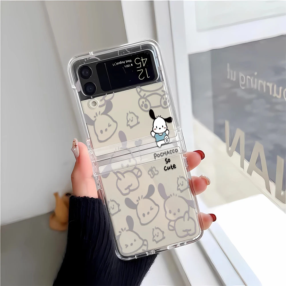 帕洽狗三星ZFlip345手机壳ZFold华为P50PocketS硬OppoN3折叠Vivo