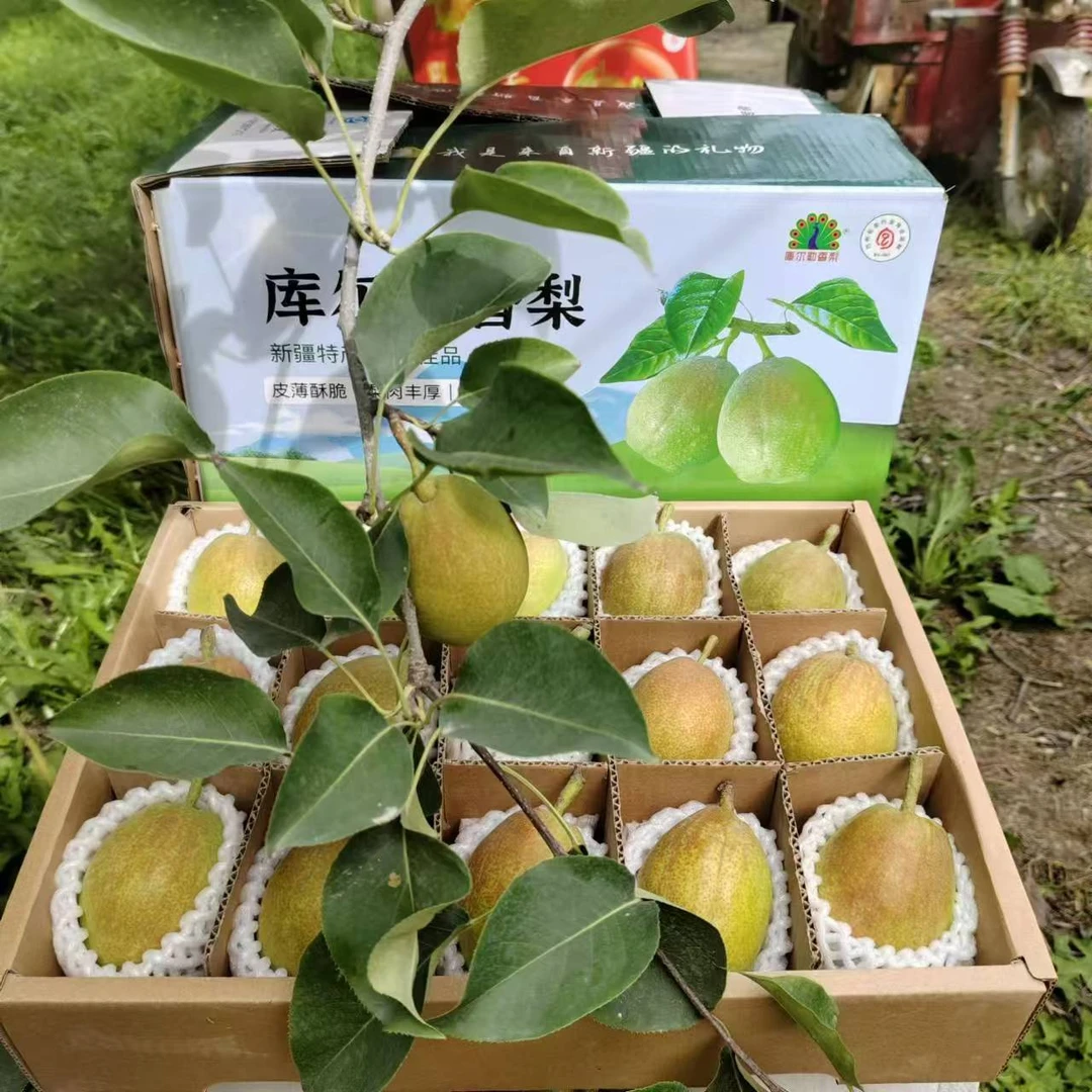 库尔勒香梨自然生长化渣 爆汁香甜原产地直发京东顺丰包邮