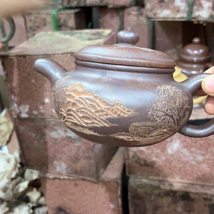 紫砂茶壶宜兴原矿紫砂壶