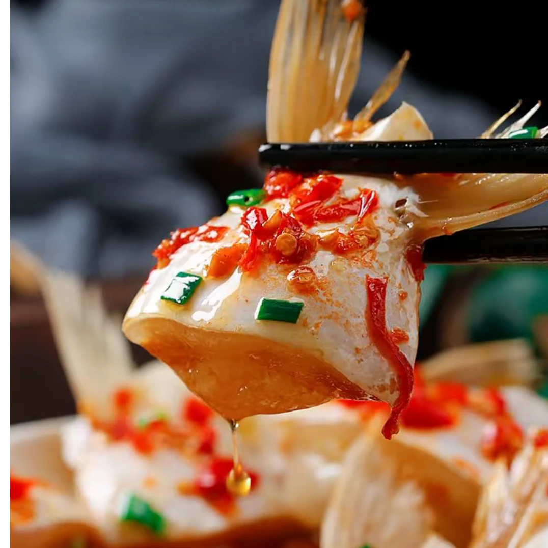 鲈鱼翅，肉质细嫩 入口即化做法多样C