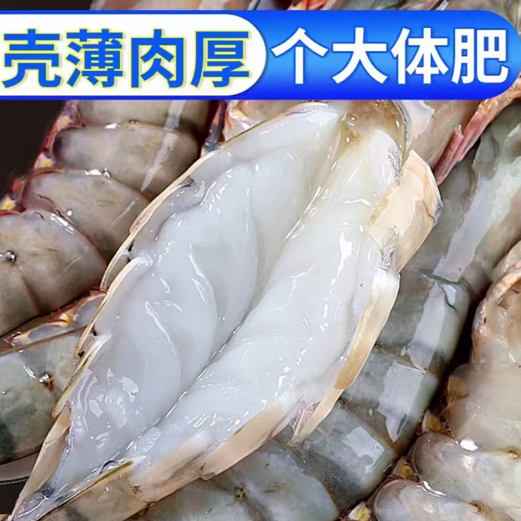 【路哥专属】黑虎虾，肉质肥美紧实只只精选营养健康