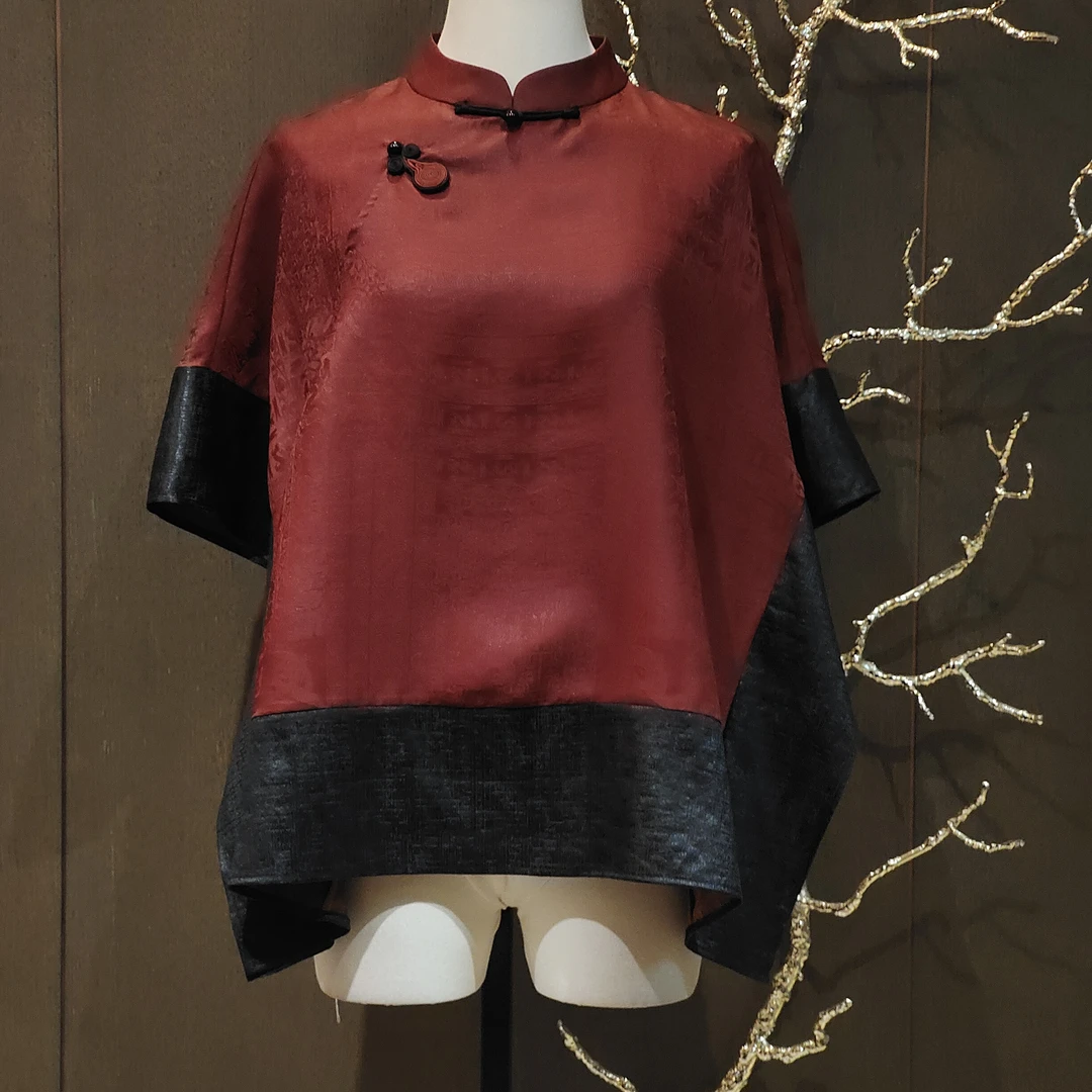 【蘭悦东方】国风中式高端香云纱 上衣-4983