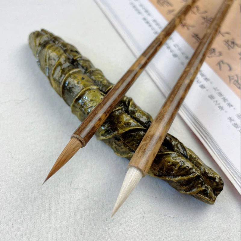 出峰1.8蝇头小楷纯辽尾狼毫毛笔细嫩光峰羊毫不加尼龙文征明钟鎐